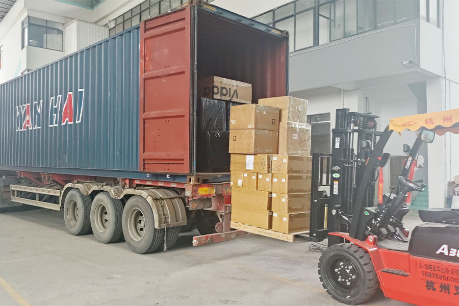 Guangzhou Brace Auto Parts headquarters facade with grand-opening archway