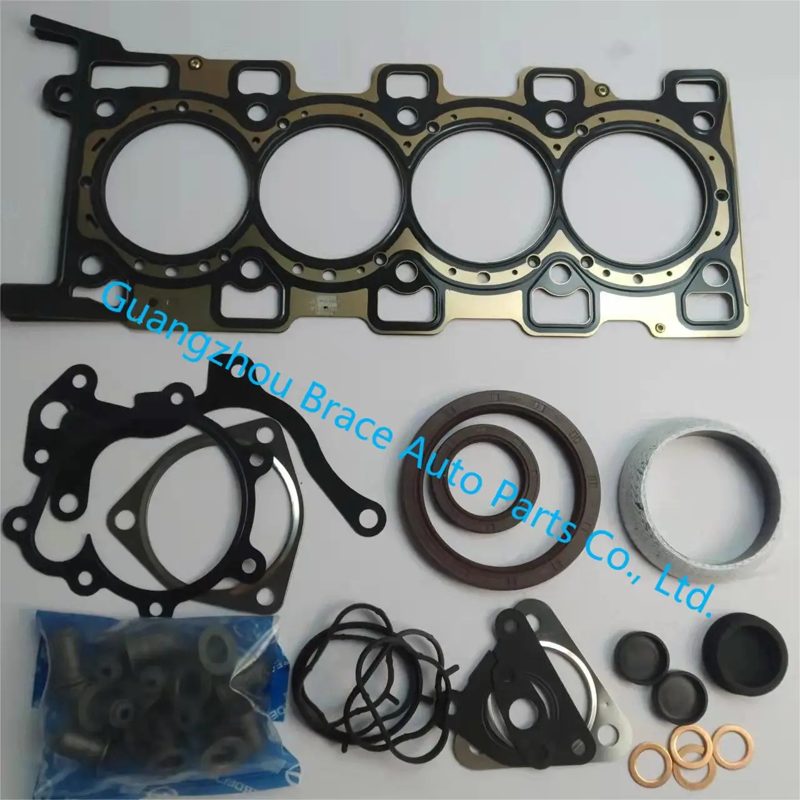Auto Parts Cylinder Head Gasket Kit Engine Gasket Kit Set Engine Overhaul Gasket for Baic Wevan M50F 1.3 4G13T Geely Emgrand — photo 2