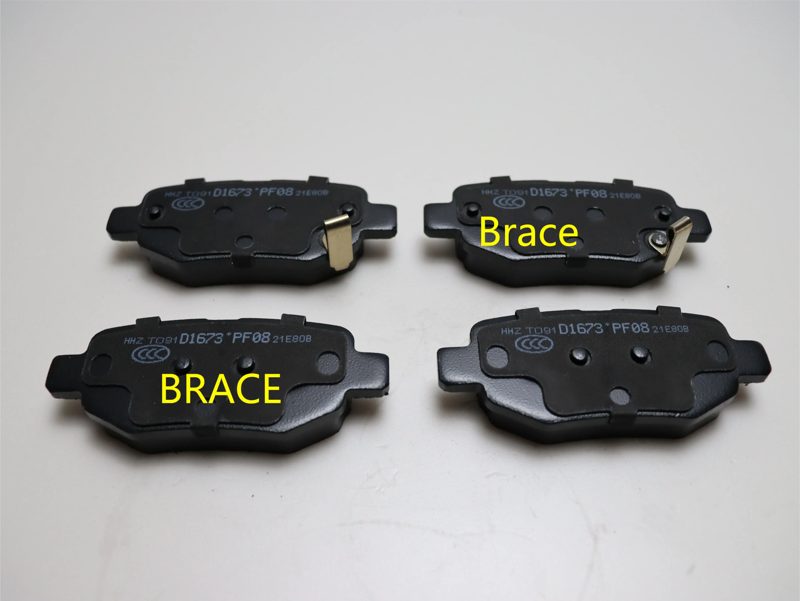 Full Ceramic Electronic Handbrake Rear Brake Pad for Trumpchi GS3 OEM 8835016ADU000 — photo 3