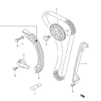 K10B Engine Timing Kit for Alto 12742-51K00 — photo 2