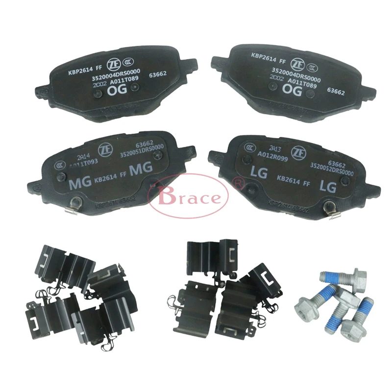 Original Rear Brake Pads Set for GAC GS7 GS8 GM8 22 Year Trumpchi GS8 GM8 3520001CADS010 — photo 2