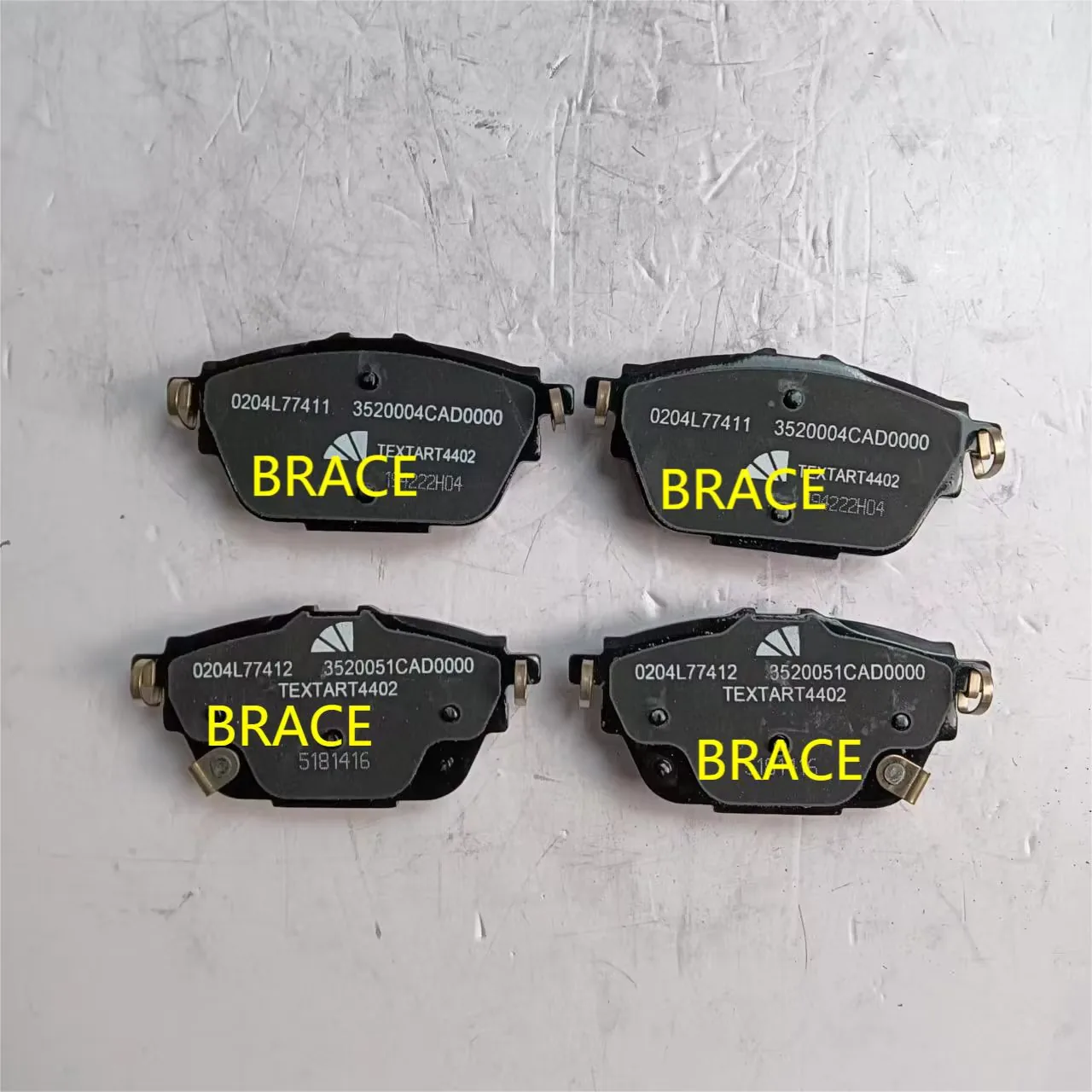 Semi Metal Rear Brake Pad for Trumpchi GS8 GM8 320T OEM 352001CAD0000 product photo