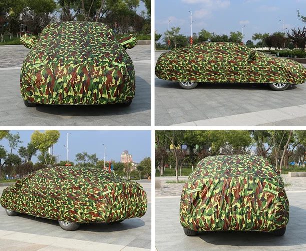 Silver Camouflage Car Cover for Shineray X30 X30L X30LS — photo 3